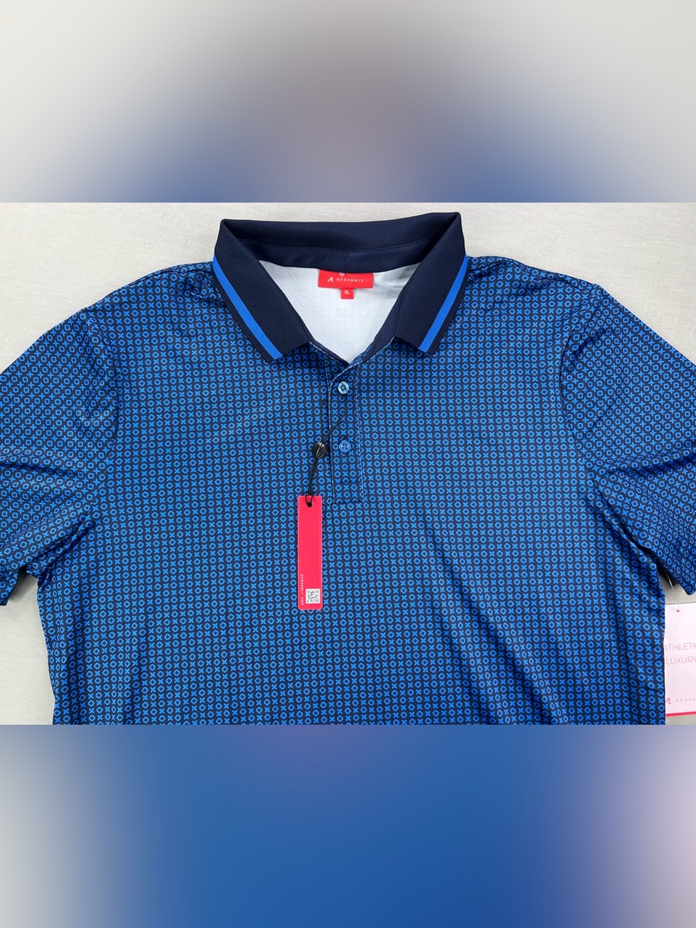 REDVANLY NORVINS ATHLETIC LUXURY SHORT SLEEVE GOLF POLO SHIRT
